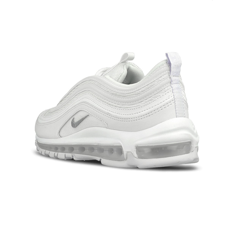 nike耐克airmax97气垫子弹黑白纯白休闲鞋跑步鞋男鞋