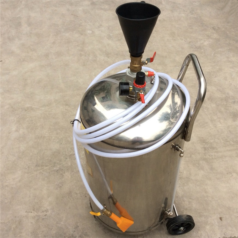 气动不锈钢洗车泡沫机器打蜡清洗泡沫罐洗车神器商用汽车美容设备 钢