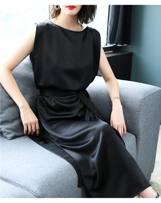 心语泉连衣裙气质名媛连体裙2018夏季新款时尚欧美风收腰修身连衣裙