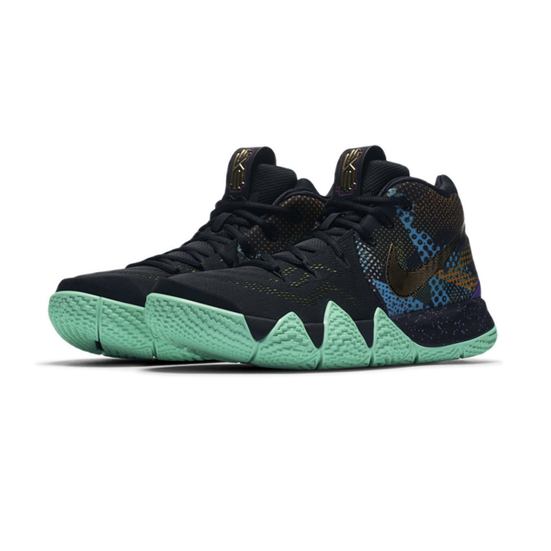 nike耐克 kyrie 4 欧文4 黑白 男子 实战篮球鞋 943807-011 av2594