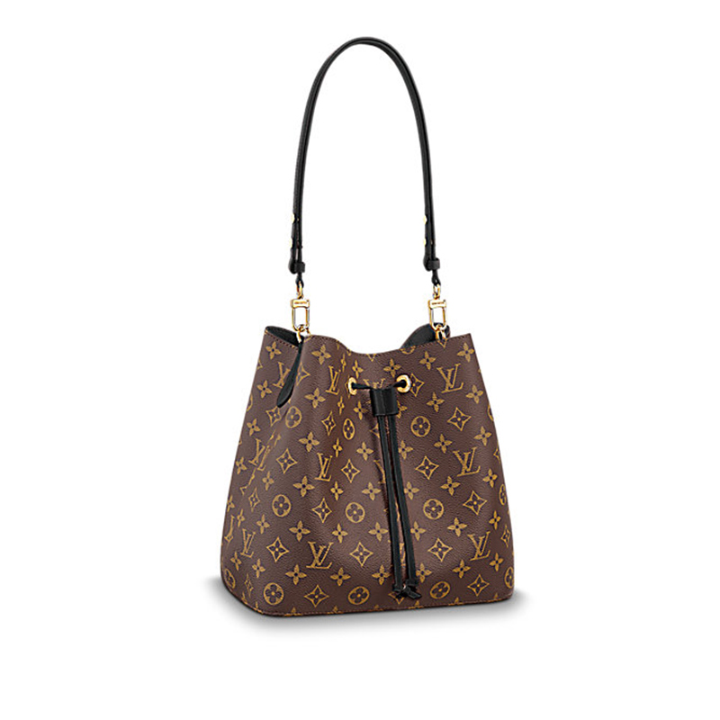 路易威登lv 女包 neo noe 帆布老花水桶包单肩包斜挎包 正红色m44021