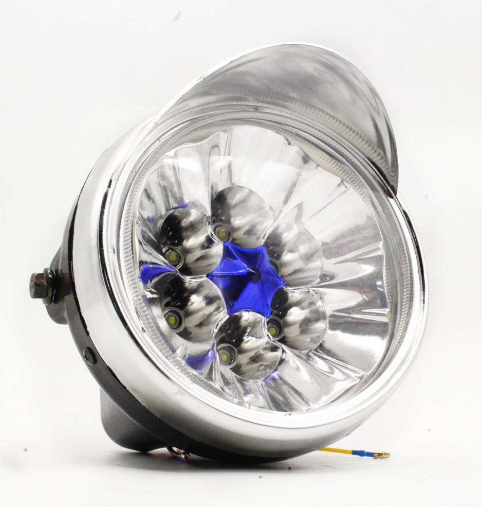 超亮耐用12v-80v通用型电动三轮车led大灯前照灯电动车配件 大灯_ 5折