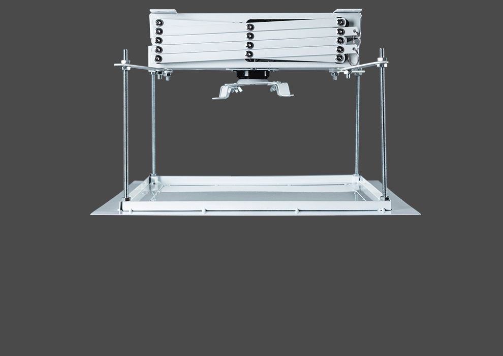 艾瑞尔 投影机电动吊架支架 遥控升降 交剪式投影仪吊架隐藏式投影吊