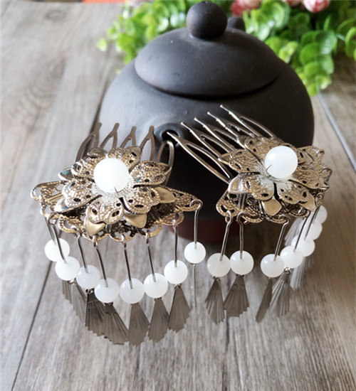 古装汉服发饰发簪古装头饰古风复古流苏古代头饰古典步摇舞蹈表演 天