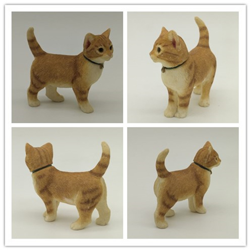 品摆件创意礼物可爱礼品树脂动物猫咪工艺品摆设商用可爱仿真动物摆件