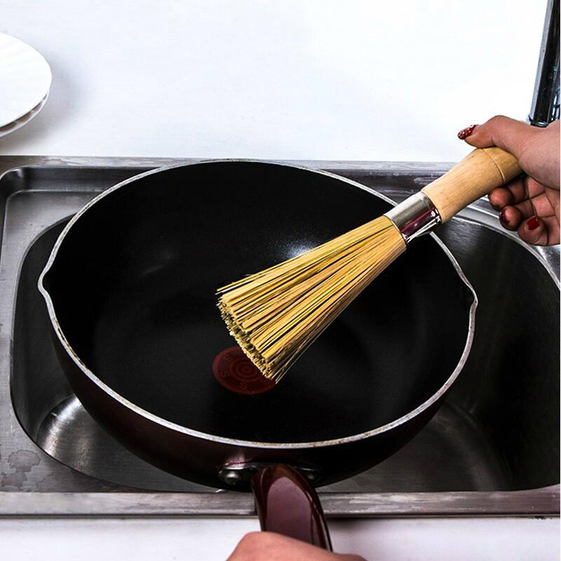 竹子洗锅刷长柄竹木锅刷