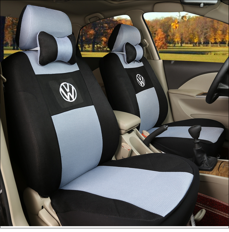适用于大众新老款捷达春天伙伴前卫汽车坐垫套座套全包布艺四季通用