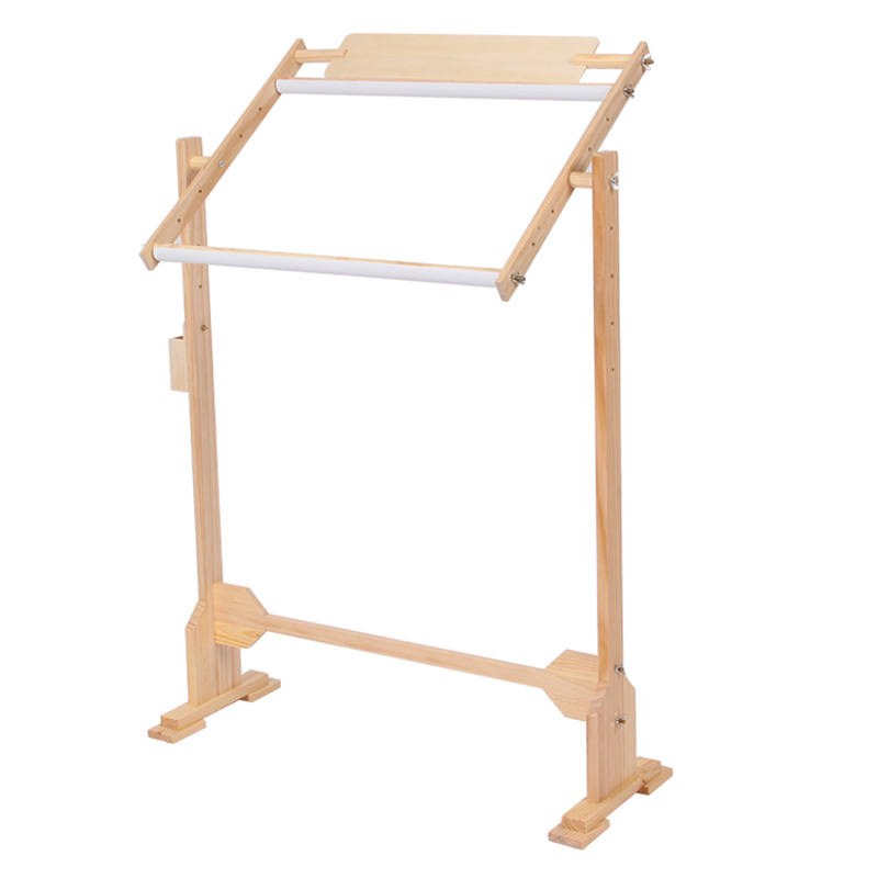 家用实木绣花架可调节绣框台式十字绣工架子