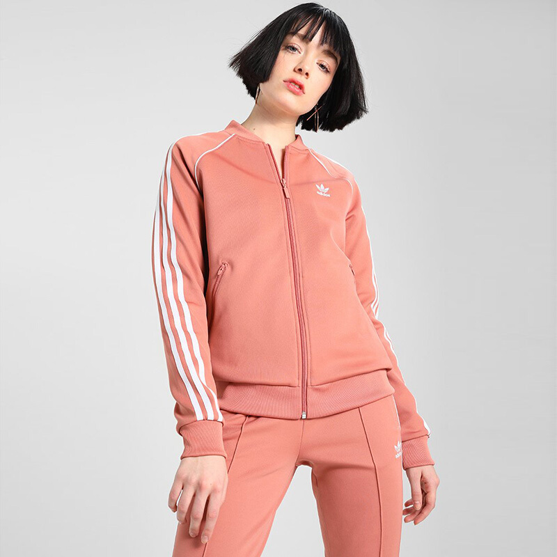 adidas阿迪达斯三叶草女装运动服休闲夹克潮流百搭透气舒适外套ce2394