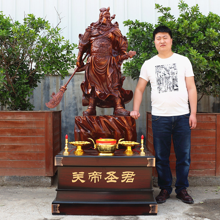 唐帆大关公摆件供奉武财神爷佛像家居办公室装饰品公司开业礼品关二爷