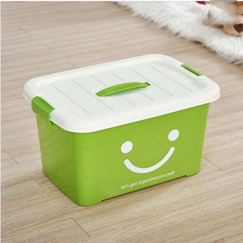 塑料收纳箱手提有盖整理箱储物箱杂物食品收纳盒