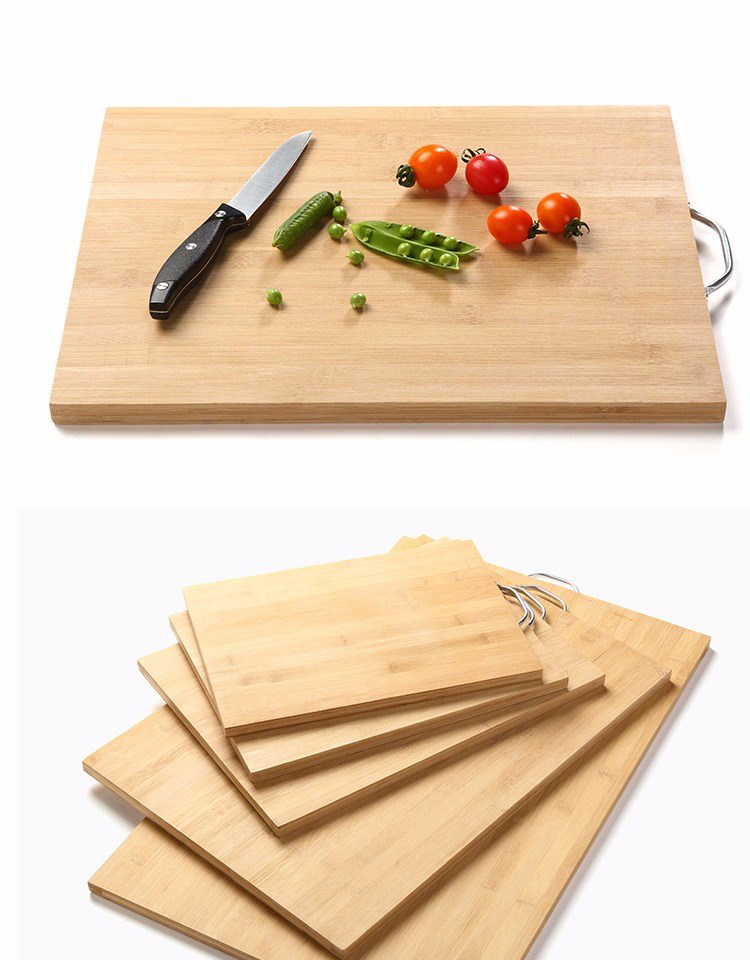 厨房无蜡无漆切菜砧板 可悬挂切菜板 实木案板木砧板擀面板方形占板