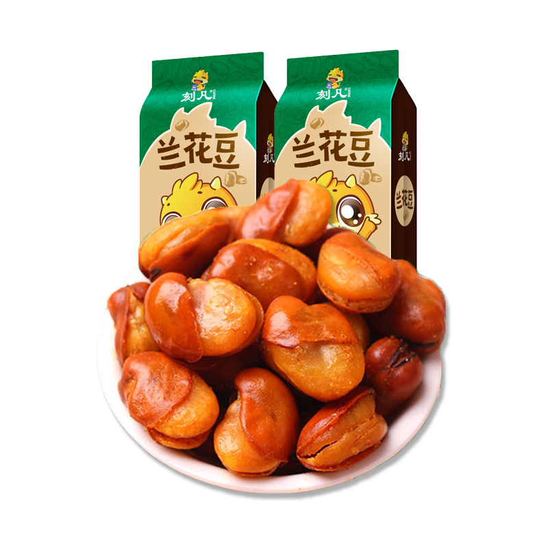 休闲零食兰花豆2袋装