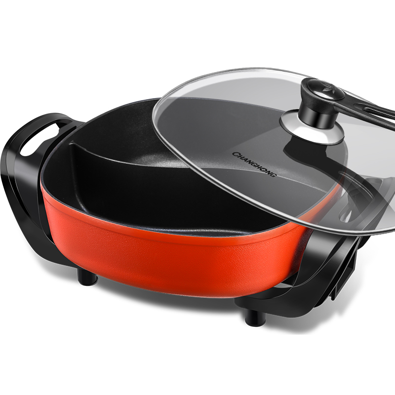 长虹(changhong)电火锅 鸳鸯锅 多功能电热锅大容量