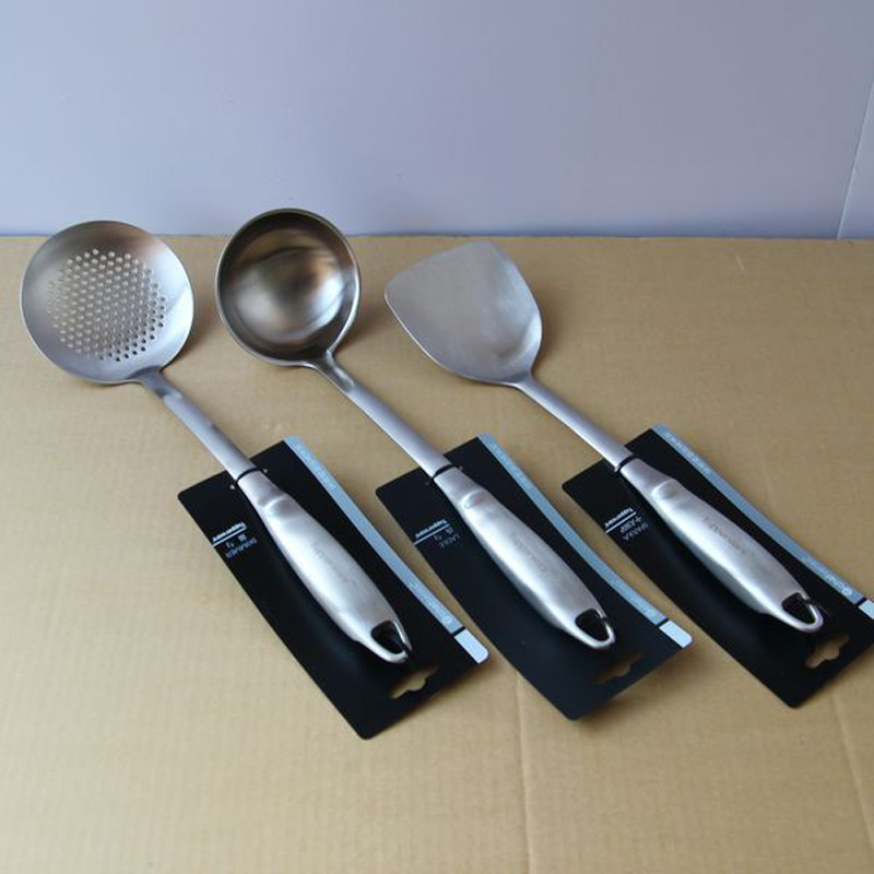 特百惠精钢厨具不锈钢汤勺锅铲子笊篱 汤勺单支