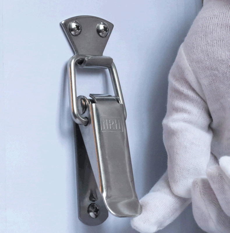 锁扣不锈钢固定家用挂锁锁扣老式门小锁扣卡扣柜子柜门锁牌锁鼻锁具