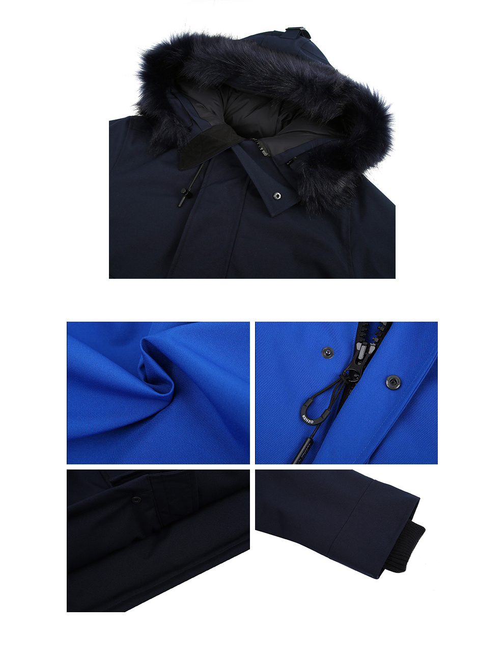 kenzo高田贤三男式梭织羽绒服f865ou2611nk 亮蓝色 m