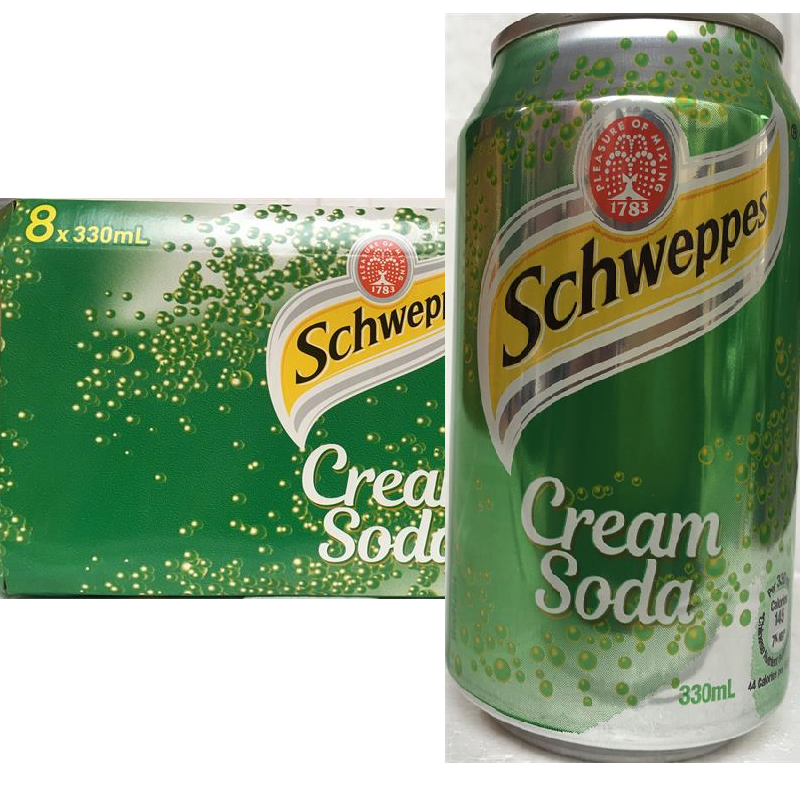 香港进口港版玉泉忌廉碳酸饮料苏打汽水年货送礼玉泉忌廉奶油味苏打汽