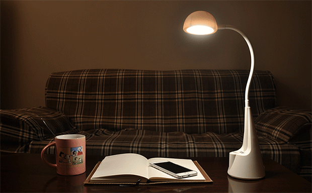 道远亮眼睛 led台灯 护眼充电灯 学生学习触摸三档调光卧室床头阅读