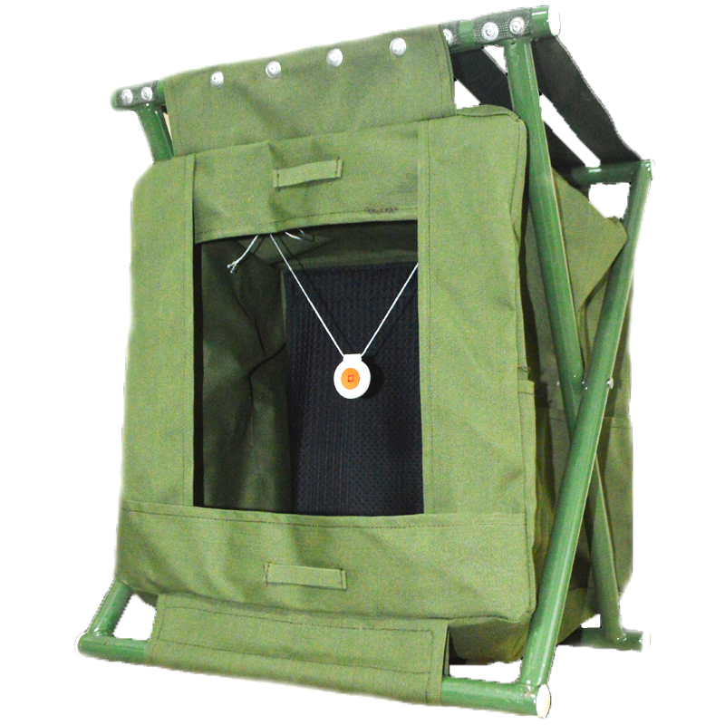 马扎弹弓靶箱户外加固不锈钢折叠加厚消音射击练习靶