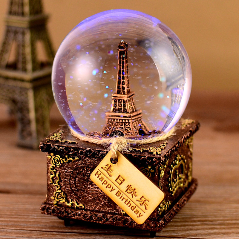 唯美的礼物——发光音乐仿水晶球,给身边爱的人,一份代表心意的礼物