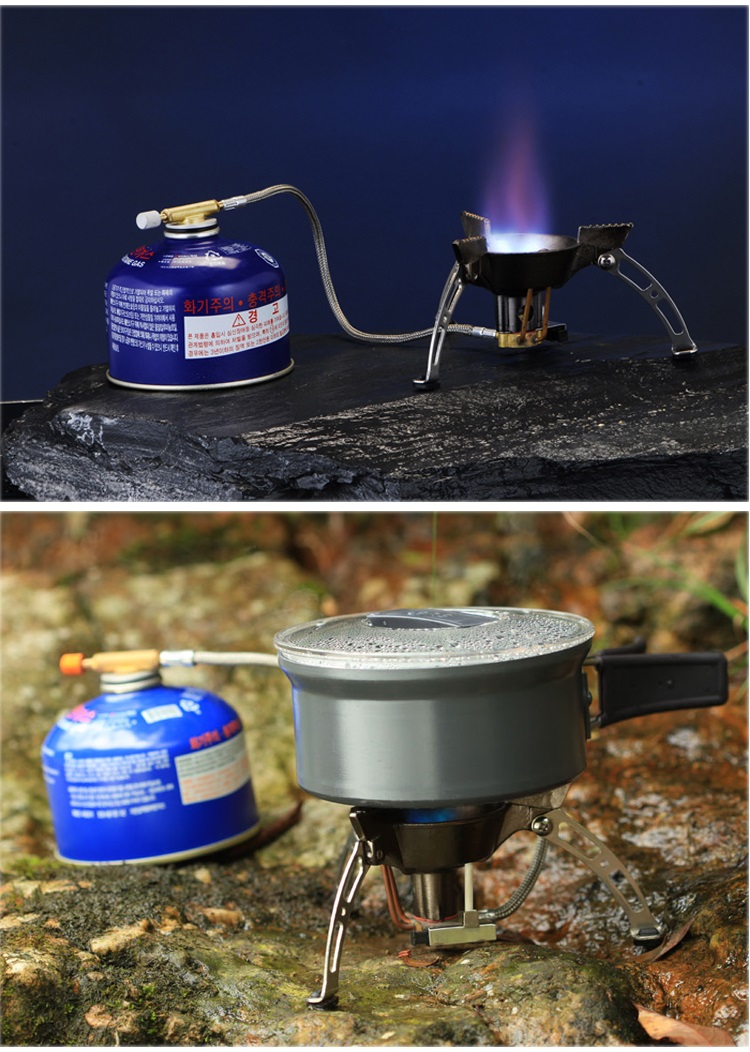 兄弟捷登(brs) 兄弟 户外野餐炉具 野营防风炉头 旋风猛火登山便携式