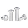 Jinggong Jinggong aluminum semicircular solid rivets round head rivets striking aluminum rivets semicircular rivets GB867 20% off 5x8 50 pieces