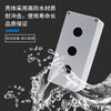 22MM push button switch 5 aluminum alloy 1 hole 2 positions 3 three emergency stop P control junction box 6 pieces metal cast aluminum waterproof opening 65*65 with ears 22mm-5 holes
