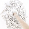 Jinshiluo JZT-0003 traditional old mop mop cloth strip mop factory absorbent white (10 pieces)
