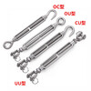 JINGGONG 304 stainless steel turnbuckle screw tensioner wire rope tightener rope tightener turnbuckle bolt M6 (OC type)