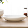 Tao Xianghui ceramic pure white plate underglaze color household deep plate 8-inch 4-pack rice plate dinner plate microwave white porcelain dish plate