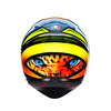 AGV K1S helmet K1 motorcycle full-face helmet, universal all-season full-coverage running helmet for men and women, wide-angle ventilation and breathable 3C K1S-IZAN L (suitable for 57-58 head circumference)