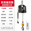 Juda Mini Electric Hoist Portable Household Crane 220V Small Hoist Remote Control Traction Electric Hoist Lift 500kg 7.6m Remote Control Model