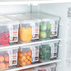 Home KATEI STORY Japan imported refrigerator storage box crisper food grade plastic storage box frozen kitchen fruit organizer box with handle * 4.7L
