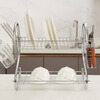 Ou Runzhe dish rack S-shaped double-layer kitchen dish rack drain rack chopstick rack bowl chopsticks bowl plate storage rack