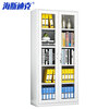 Hasdick HKCL-401 Office steel filing cabinet, metal cabinet, thickened drawer data filing cabinet, glass cabinet 1.0 (bare board 0.35mm)