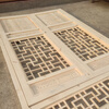 Dongyang wood carving antique doors and windows hollow flower grilles ancient building solid wood old-fashioned wooden doors sliding doors Chinese flower window partitions customized products contact customer service