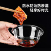 SHUANG YU disposable bowl thickened crystal aviation bowl 380ml*20 plastic noodle bowls outdoor picnic dessert bowl
