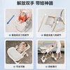 Karmababy karmababy baby dining chair baby dining table multifunctional seat home foldable to learn to sit and lie down 2024 supreme version installation-free Jiaoyu white pro