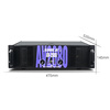 SHILE AV-2080 professional pure power amplifier for stage performances, conferences, high-power commercial amplifiers for outdoor activities