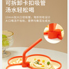 COOKSS baby dinner plate silicone baby learning to eat compartments children's tableware food bowl dinner plate with suction cup double spell green