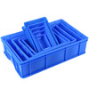 Rectangular turnover box plastic storage box thickened parts box material box plastic box tool box 03 new box 230*175*75mm (thickened)