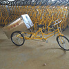 Customized sanitation garbage truck cleaning tricycle human pedal tricycle garbage removal truck community community vehicle 24 type 100*60*50 colors optional