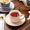 WOOCH Victoria 1 Pot 4 Cups and Saucers Gift Box Light Luxury Afternoon Tea Set New Home Gift Wedding Gift Victoria 1 Pot 4 Cups and Saucers - Brilliant Blue + Red Gift Box