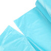 Miaojie flat mouth garbage bags blue 50*60cm 60 pieces single-sided 0.9 wire point breaking large size new and old packaging shipped randomly