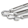 JINGGONG 304 stainless steel turnbuckle screw tensioner wire rope tightener rope tightener turnbuckle bolt M6 (OC type)