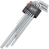 Kraftwell Metric Ball Head Allen Wrench Set 9-piece Extended KH5003