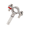 Shuiqisheng 304 stainless steel pipe bracket fixed buckle expansion screw pipe clamp water pipe clamp gas pipe pipe clamp diameter 102mm-108mm =M8 expansion screw