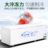 Snow Dream Freezer Commercial Household Horizontal Freezer Large Capacity Refrigerated Display Cabinet Commercial Freezer Large Capacity Freezer Commercial Freezer 728 Copper Tube Single Temperature Intelligent Control 1.73 Meters