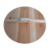 Bedojia pure handmade fir pot lid household wooden pot lid solid wood lid round wok lid large pot lid water cylinder lid diameter 58cm thick 1.6cm